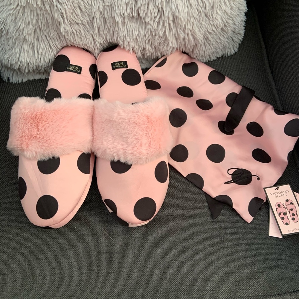 Victoria’s Secret Satin Slippers
